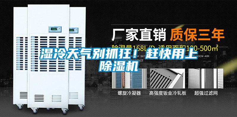 濕冷天氣別抓狂！趕快用上除濕機