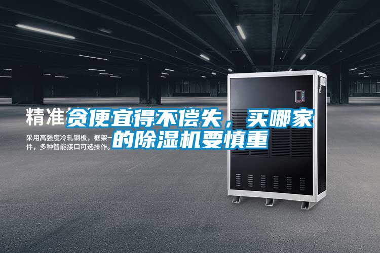 貪便宜得不償失，買哪家的除濕機要慎重