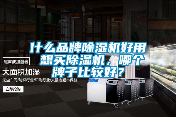 什么品牌除濕機(jī)好用 想買除濕機(jī)，哪個牌子比較好？
