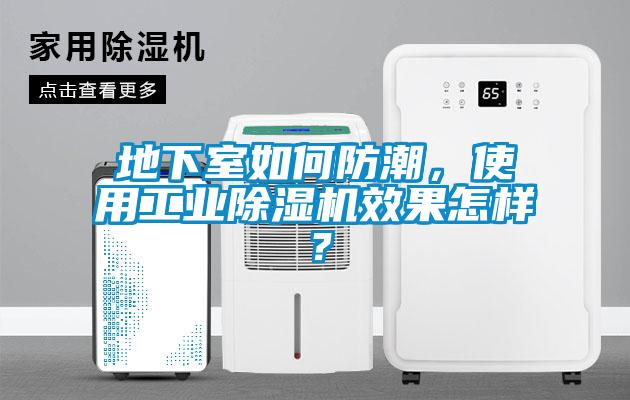 地下室如何防潮，使用工業除濕機效果怎樣？