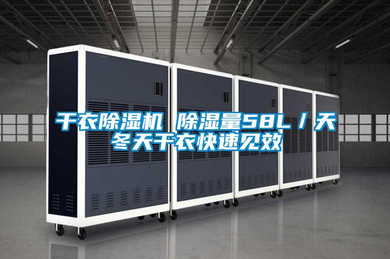 干衣除濕機 除濕量58L／天冬天干衣快速見效
