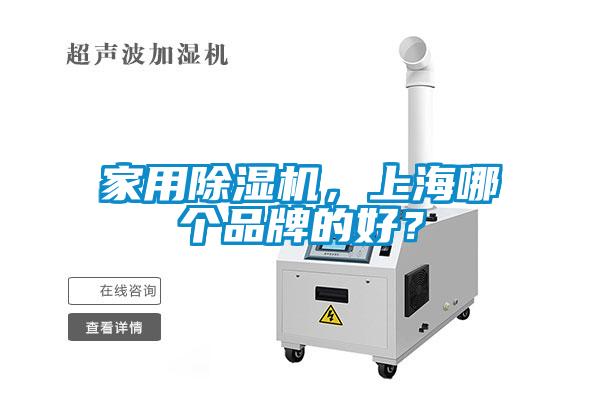 家用除濕機，上海哪個品牌的好？