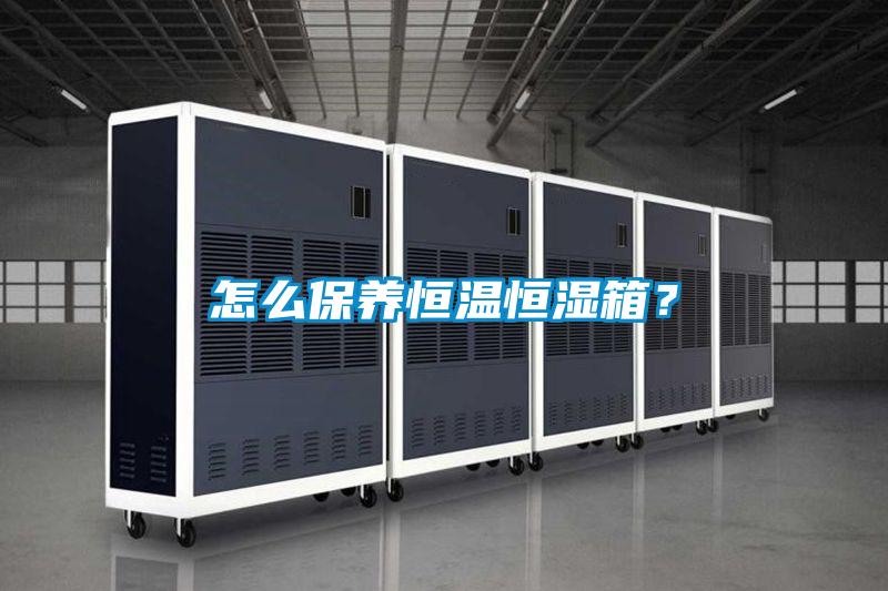怎么保養(yǎng)恒溫恒濕箱？