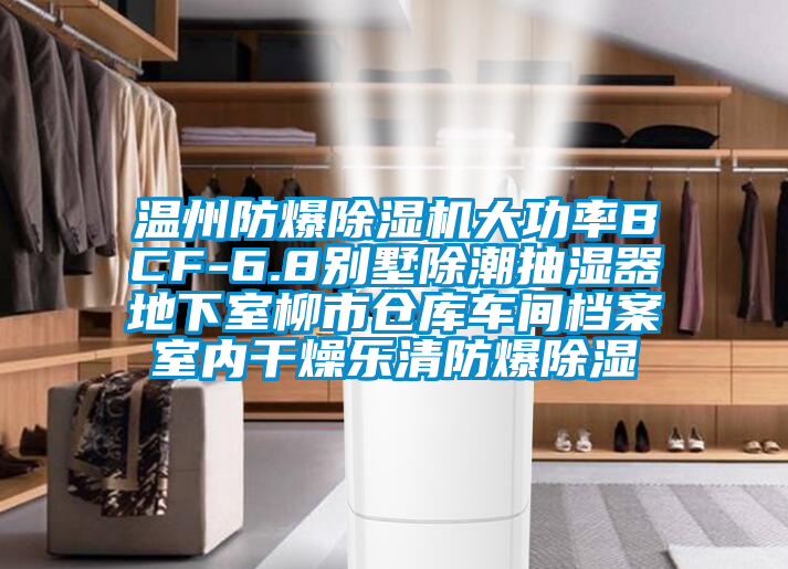 溫州防爆除濕機(jī)大功率BCF-6.8別墅除潮抽濕器地下室柳市倉(cāng)庫(kù)車(chē)間檔案室內(nèi)干燥樂(lè)清防爆除濕