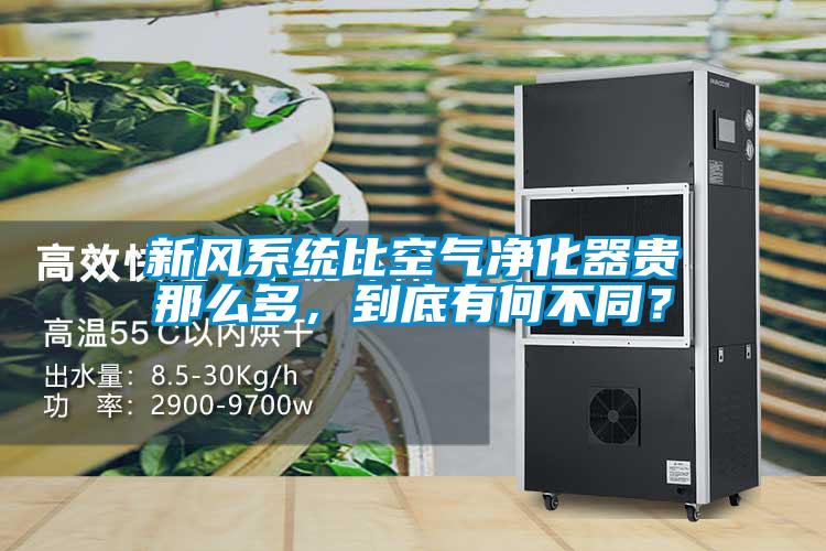 新風系統比空氣凈化器貴那么多，到底有何不同？