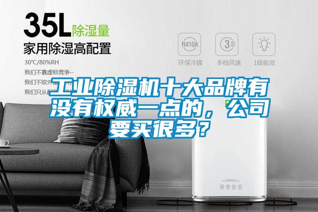 工業除濕機十大品牌有沒有權威一點的，公司要買很多？