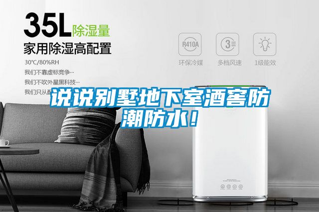 說(shuō)說(shuō)別墅地下室酒窖防潮防水!