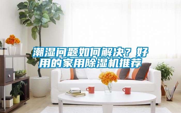潮濕問題如何解決？好用的家用除濕機推薦