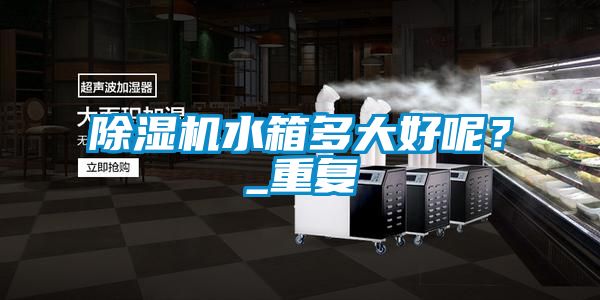 除濕機(jī)水箱多大好呢?_重復(fù)