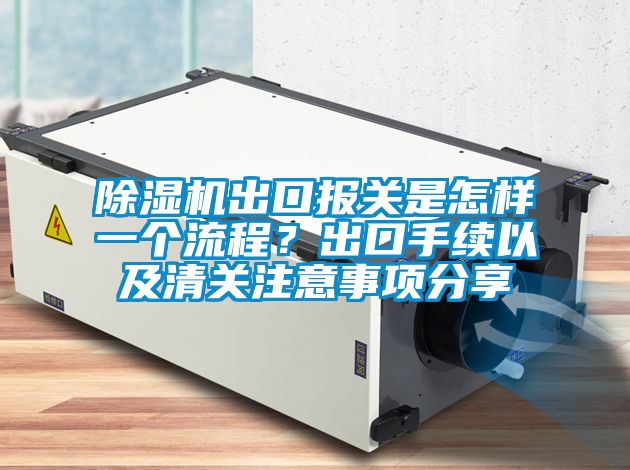 除濕機(jī)出口報關(guān)是怎樣一個流程？出口手續(xù)以及清關(guān)注意事項分享