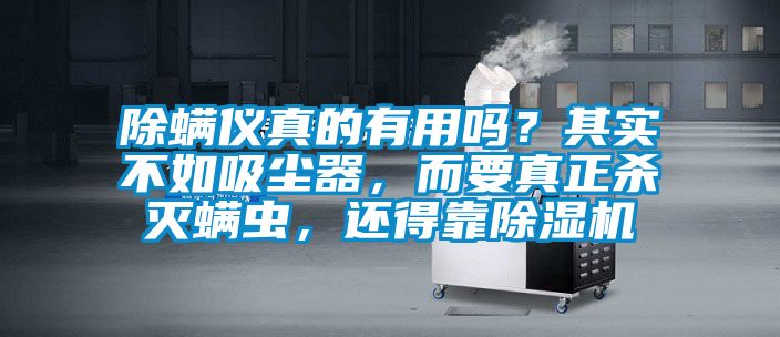除螨儀真的有用嗎？其實(shí)不如吸塵器，而要真正殺滅螨蟲，還得靠除濕機(jī)